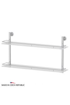 FBS NOS 066 Полка с ограничителем 70 см двойная (стекло)