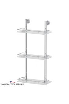 FBS NOS 067 Полка с ограничителем 30 см тройная (стекло)