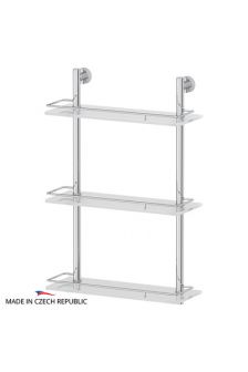 FBS NOS 068 Полка с ограничителем 40 см тройная (стекло)