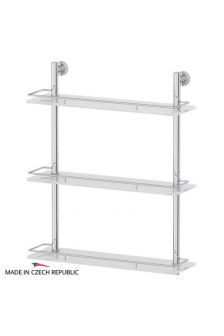 FBS NOS 069 Полка с ограничителем 50 см тройная (стекло)