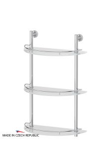 FBS NOS 082 Полка полукруглая с ограничителем 40 см тройная