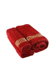 Полотенца набор из 2-х штук (100х150 см / 50х90 см), бордо, Migliore TESORO