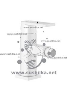 для биде Grohe Quadra 32636LS0, сливной гарнитур, белый