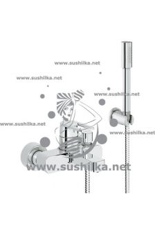 для ванны Grohe Quadra 32639000, с душевым гарнитуром Sena
