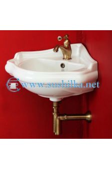 Bella Migliore ML.BLL-25.058.BI угловая 41x41xL57,5 cm, белая керамика