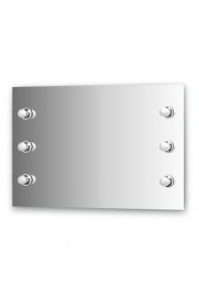 Зеркало со светильниками (90х60 см) ELLUX RONDO RON-A6 9001