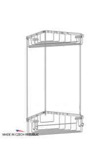 FBS RYN 003 Полочка-решетка двухуровневая треугольная 18х18 см