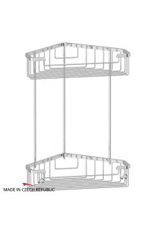 FBS RYN 006 Полочка-решетка двухуровневая треугольная 23х23 см