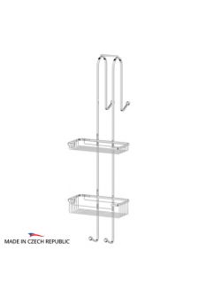 FBS RYN 028 Штанга с полочками-решетками для душевой кабины