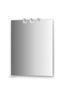 Зеркало прямоугольное ELLUX SONET SON-A3 0207, три светильника (60х75 см)