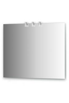 Зеркало прямоугольное ELLUX SONET SON-A3 0212, три светильника (90х75 см)