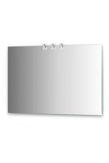 Зеркало прямоугольное ELLUX SONET SON-A3 0214, три светильника (110х75 см)