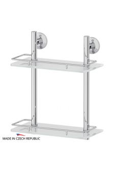 FBS STA 062 Полка с ограничителем 30 см двойная (стекло)
