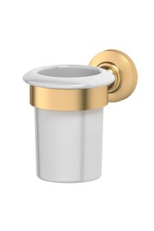 Stilmar STI 303 Держатель со стаканом (фарфор; матовое золото), 3SC