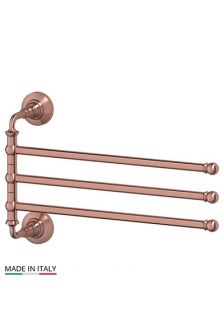 Stilmar STI 611 Держатель полотенец поворотный тройной 35 см (античная медь) 3SC