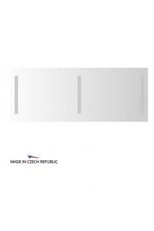 Зеркало со встроенными светильниками (140х55 см) ELLUX STRIPE LED STR-A3 9110