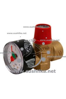 предохранительный с манометром SVM 3 бар 1/2&quot;, Watts 02.15.730