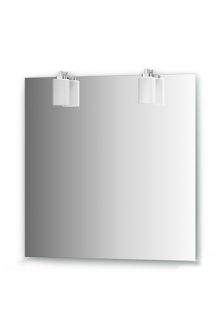 Зеркало квадратное ELLUX TANGO TAN-A2 0210 со светильниками (75х75 см)