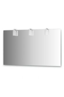 Зеркало прямоугольное ELLUX TANGO TAN-A3 0216, три светильника (130х75 см)