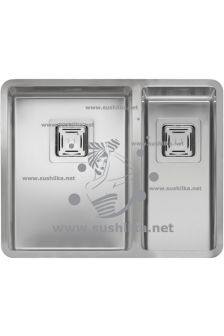 Reginox Texas L 40x40+18x40 LUX, стальная