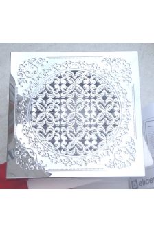 Migliore ML.VTR-50.512 CR, D120 мм, с декоративной решеткой 180x180 мм, хром