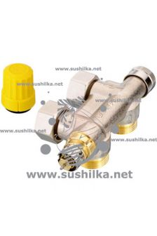 для двухтрубной системы VHS угловая, G3/4хG3/4A, Danfoss 013G4743, присоединительная