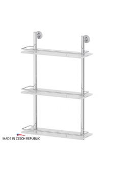 FBS VIZ 068 Полка с ограничителем 40 см тройная (стекло)