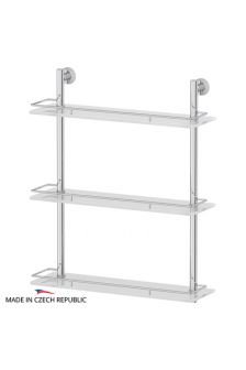FBS VIZ 069 Полка с ограничителем 50 см тройная (стекло)