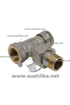 запорный RLV Ду 10 угловой, Danfoss 003L0141