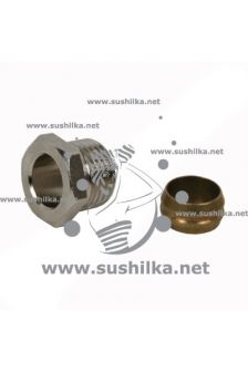 зажимной резьбовой для соед. вентилей 3300 и медных труб 15х1/2&quot; НР, Tiemme 3270002