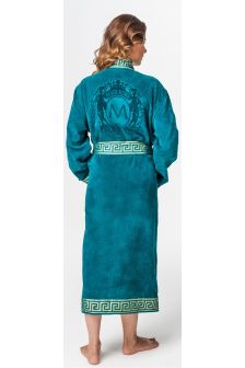Халат для ванной банный махровый Миглиоре (Migliore), Tesoro, зеленый, 46-48