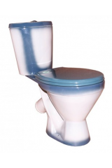 Унитаз-компакт &quot;Элегант&quot; (арматура, сиден., креплен к полу), зеленый ROSA (г.Киров)