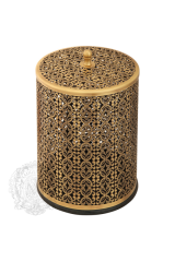 COMPLEMENTI Ведро мусорное ажурное 5л, D20 H30 см., Золото, ML.COM-50.114.DO