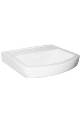 Умывальник &quot;Ока&quot; с/отв. п/смес., белый ROSA (г.Киров)