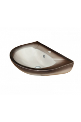 Умывальник &quot;Элеганс&quot; с отверстием п/смес., черный ROSA (г.Киров)