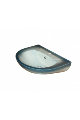 Умывальник &quot;Элеганс&quot; с отверстием п/смес., зеленый ROSA (г.Киров)