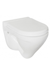 Унитаз &quot;Элеганс&quot; Люкс подвесной, сиденье микролифт, дюропласт, белый, ROSA (г.Киров)