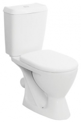 Унитаз-компакт &quot;Ресса&quot; (арматура, сиден., креплен к полу), белый, ROSA (г.Киров)
