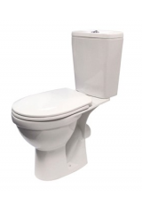 Унитаз-компакт &quot;Рио&quot; Люкс микролифт (арматура, сиден микролифт., креплен), белый, ROSA (г.Киров)