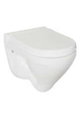 Унитаз &quot;Элеганс&quot; подвесной, сиденье микролифт, белый, ROSA (г.Киров)