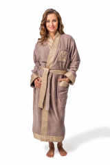 TESORO Халат банный, 100% хлопок, размер: 54-60, Капучино, 26030