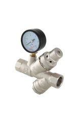 Подпиточный клапан с фильтром и манометром 1/2&quot; Valtec VT.515.N.04