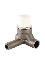 Клапан радиаторный под приварку левый, 20 мм. (вставка байпаса внутри) Valtec VT.035.L.04