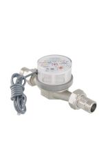 Водосчетчик унив, квартирный, с импульсным выходом, до +90^С, 1,5м3, 1/2&quot;, 80 мм (NEW) Valtec VLF-15U-I