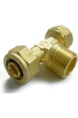 MINKOR Тройник обжимной с пер. на нар. р. 16х1/2&quot; MKm.333.Y.160416