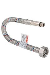 гибкая подводка для воды М10х35 - G1/2&quot; 150см Гайка-Н.сталь/ниппель-Н.сталь Valtec VTf.004.IS.0435150