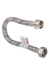 гибкая подводка для воды 1/2&quot; 50см вн.-нар. Гайка-Н.сталь/ниппель-Н.сталь Valtec VTf.002.IS.0404050