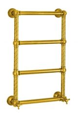 EDERA Полотенцесушитель водяной h710/790х410/490 мм, Золото, ML.EDR-HY.200.DO