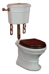 GIANETA Унитаз напольный, выпуск в стену (без крышки), керамика, Белый, ML.GNT-25.811.BI