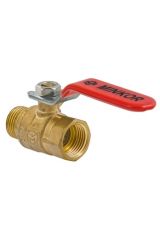 MINKOR Кран шар., стальная рукоятка вн.-нар. 3/4&quot; MK.215.Y.05